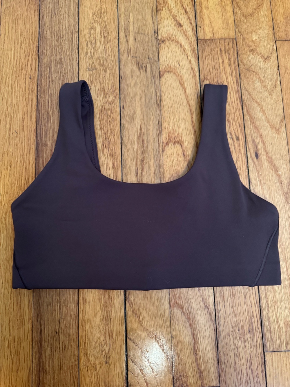 Nike Dark Brown Scoop Neck Sports Bra